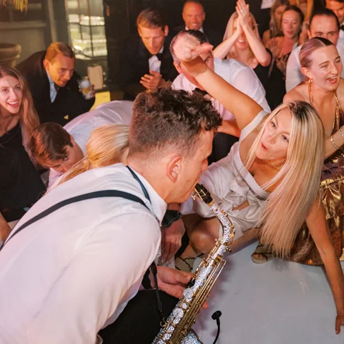 DJ and sax player hire in San Diego, CA